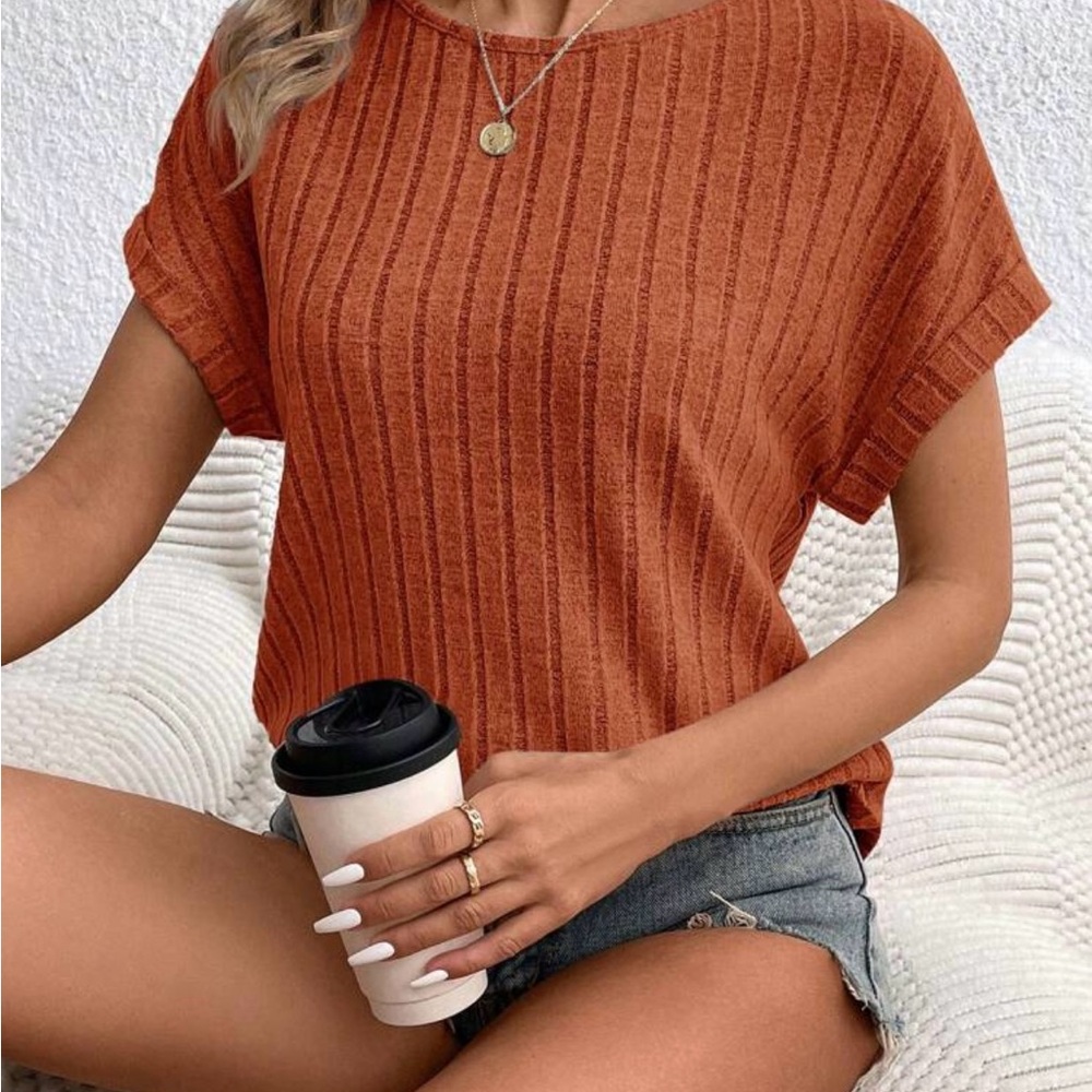 Rust Orange Women's Top